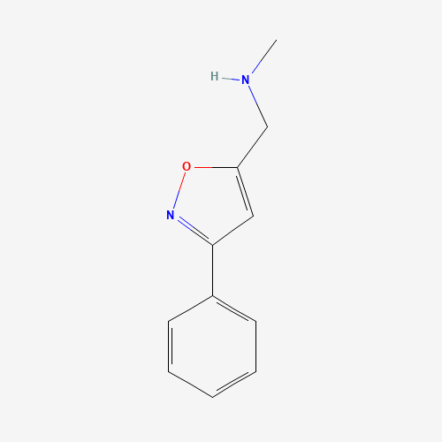 852431-00-6 N-methyl-1-(3-phenyl-1,2-oxazol-5-yl)methanamine chemical structure