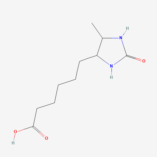 15720-25-9 6-(5-methyl-2-oxoimidazolidin-4-yl)hexanoic acid chemical structure