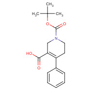170838-40-1 1-[(2-methylpropan-2-yl)oxycarbonyl]-4-phenyl-3,6-dihydro-2H-pyridine-5-carboxylic acid chemical structure