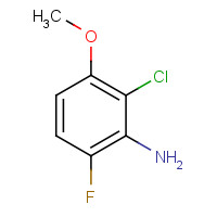 1017777-58-0 2-chloro-6-fluoro-3-methoxyaniline chemical structure