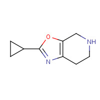 794452-01-0 2-cyclopropyl-4,5,6,7-tetrahydro-[1,3]oxazolo[5,4-c]pyridine chemical structure
