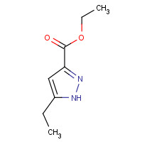 26308-40-7 ethyl 5-ethyl-1H-pyrazole-3-carboxylate chemical structure