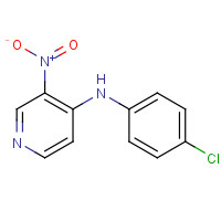 56809-50-8 N-(4-chlorophenyl)-3-nitropyridin-4-amine chemical structure