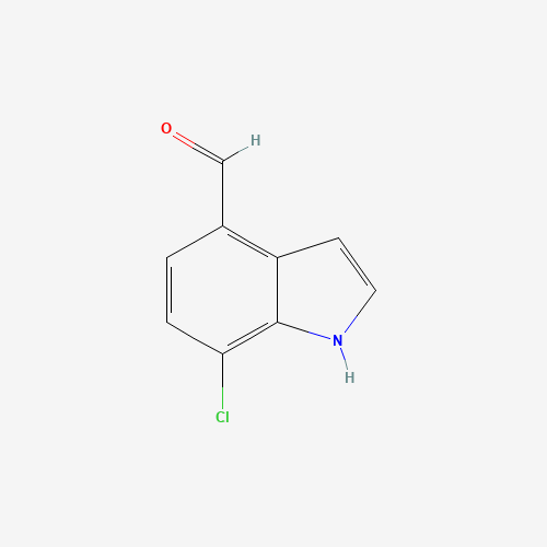 1167055-37-9 7-chloro-1H-indole-4-carbaldehyde chemical structure