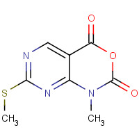 1253789-15-9 1-methyl-7-methylsulfanylpyrimido[4,5-d][1,3]oxazine-2,4-dione chemical structure
