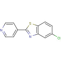 51643-57-3 5-chloro-2-pyridin-4-yl-1,3-benzothiazole chemical structure