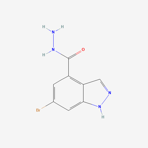 1245464-86-1 6-bromo-1H-indazole-4-carbohydrazide chemical structure