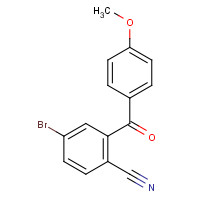 946525-44-6 4-bromo-2-(4-methoxybenzoyl)benzonitrile chemical structure
