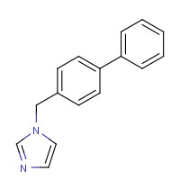 56643-79-9 1-[(4-phenylphenyl)methyl]imidazole chemical structure