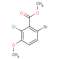 750586-08-4 methyl 6-bromo-2-chloro-3-methoxybenzoate chemical structure