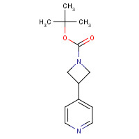 206446-42-6 tert-butyl 3-pyridin-4-ylazetidine-1-carboxylate chemical structure