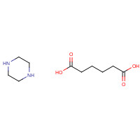 142-88-1 hexanedioic acid;piperazine chemical structure