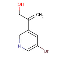 1272356-89-4 2-(5-bromopyridin-3-yl)prop-2-en-1-ol chemical structure