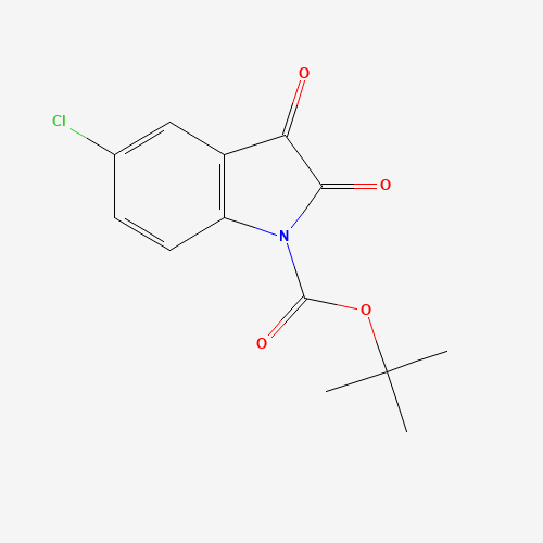 885964-67-0 tert-butyl 5-chloro-2,3-dioxoindole-1-carboxylate chemical structure