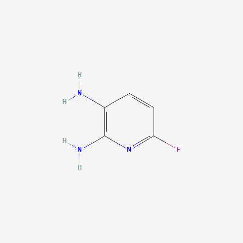 60186-26-7 6-fluoropyridine-2,3-diamine chemical structure