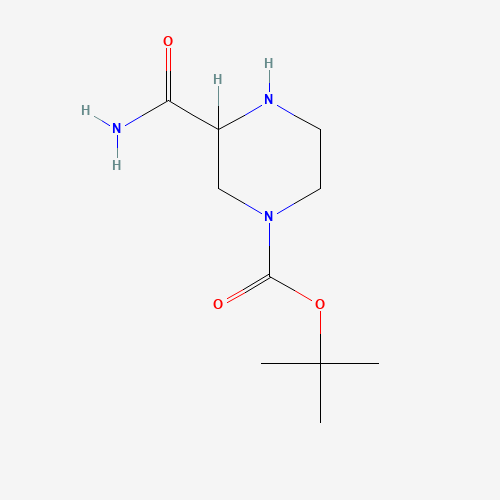 112257-24-6 tert-butyl 3-carbamoylpiperazine-1-carboxylate chemical structure