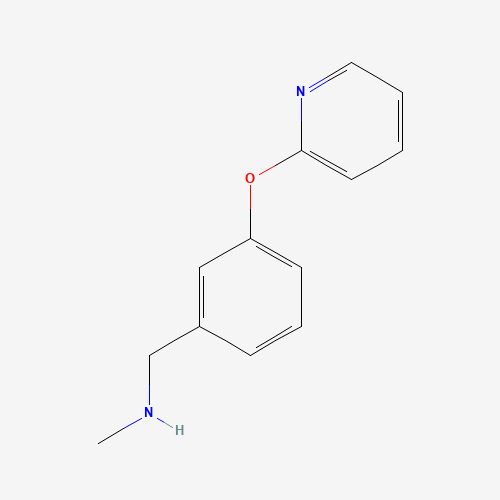 871825-60-4 N-methyl-1-(3-pyridin-2-yloxyphenyl)methanamine chemical structure