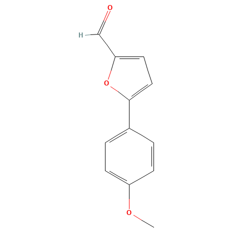 34070-33-2 5-(4-methoxyphenyl)furan-2-carbaldehyde chemical structure