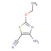 29422-49-9 4-amino-2-ethoxy-1,3-thiazole-5-carbonitrile chemical structure