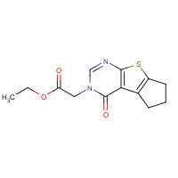 433702-79-5 ethyl 2-(1-oxo-7,8-dihydro-6H-cyclopenta[2,3]thieno[2,4-d]pyrimidin-2-yl)acetate chemical structure