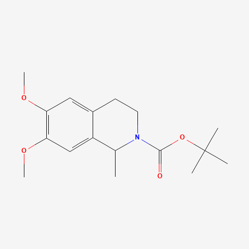 140368-04-3 tert-butyl 6,7-dimethoxy-1-methyl-3,4-dihydro-1H-isoquinoline-2-carboxylate chemical structure