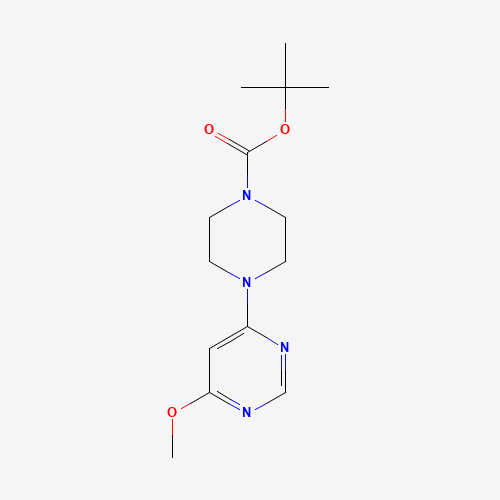 1353954-40-1 tert-butyl 4-(6-methoxypyrimidin-4-yl)piperazine-1-carboxylate chemical structure