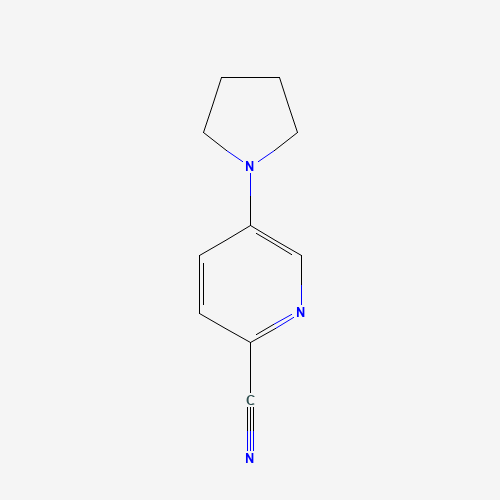 160017-09-4 5-pyrrolidin-1-ylpyridine-2-carbonitrile chemical structure
