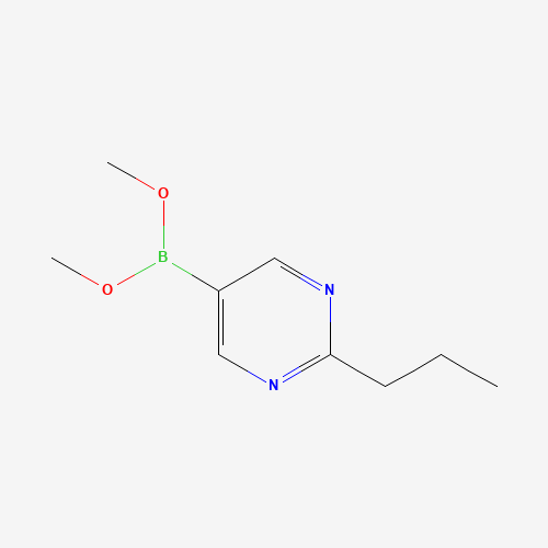 106832-86-4 dimethoxy-(2-propylpyrimidin-5-yl)borane chemical structure