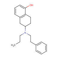 87857-27-0 6-[2-phenylethyl(propyl)amino]-5,6,7,8-tetrahydronaphthalen-1-ol chemical structure