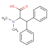 169673-43-2 2-(dimethylamino)-3,3-diphenylpropanoic acid chemical structure