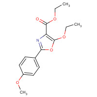 887248-42-2 ethyl 5-ethoxy-2-(4-methoxyphenyl)-1,3-oxazole-4-carboxylate chemical structure