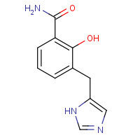 125472-02-8 2-hydroxy-3-(1H-imidazol-5-ylmethyl)benzamide chemical structure