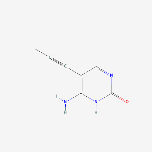 151091-68-8 6-amino-5-prop-1-ynyl-1H-pyrimidin-2-one chemical structure