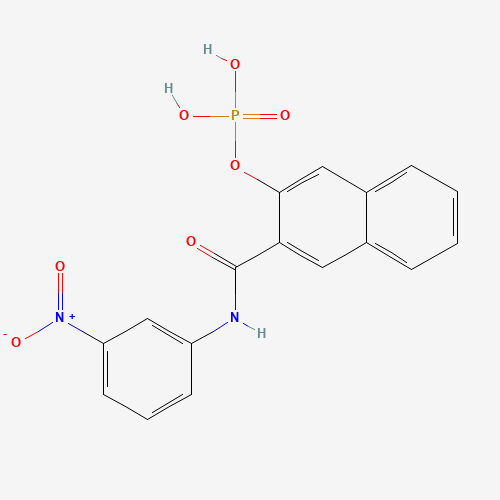 10019-03-1 [3-[(3-nitrophenyl)carbamoyl]naphthalen-2-yl] dihydrogen phosphate chemical structure