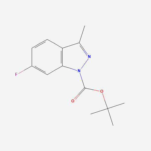 174180-43-9 tert-butyl 6-fluoro-3-methylindazole-1-carboxylate chemical structure