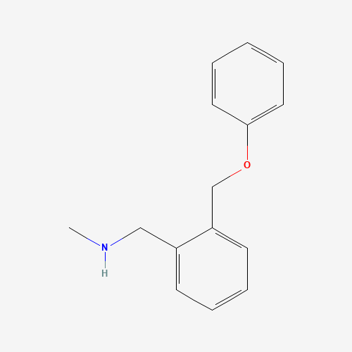 892502-17-9 N-methyl-1-[2-(phenoxymethyl)phenyl]methanamine chemical structure