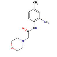 882672-13-1 N-(2-amino-4-methylphenyl)-2-morpholin-4-ylacetamide chemical structure