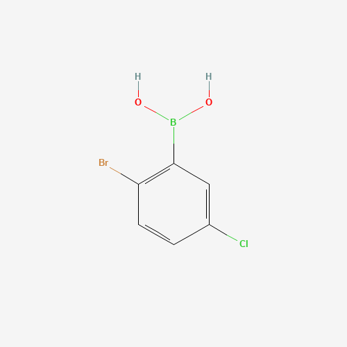 1217501-18-2 (2-bromo-5-chlorophenyl)boronic acid chemical structure