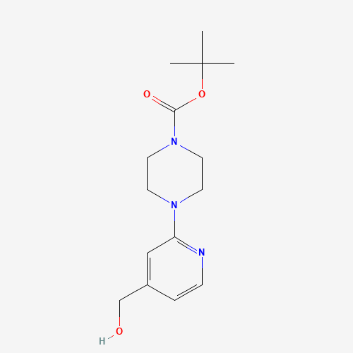944450-80-0 tert-butyl 4-[4-(hydroxymethyl)pyridin-2-yl]piperazine-1-carboxylate chemical structure