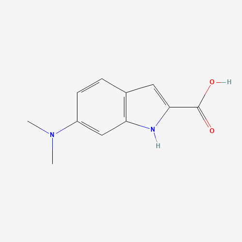 100060-36-4 6-(dimethylamino)-1H-indole-2-carboxylic acid chemical structure