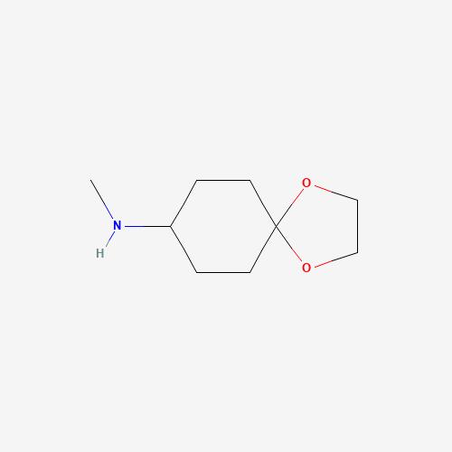 166398-41-0 N-methyl-1,4-dioxaspiro[4.5]decan-8-amine chemical structure