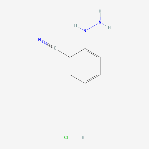 1030287-80-9 2-hydrazinylbenzonitrile;hydrochloride chemical structure
