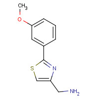 885280-24-0 [2-(3-methoxyphenyl)-1,3-thiazol-4-yl]methanamine chemical structure
