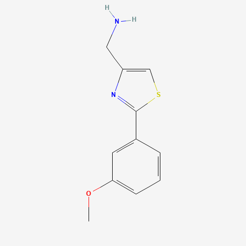 885280-24-0 [2-(3-methoxyphenyl)-1,3-thiazol-4-yl]methanamine chemical structure