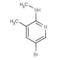 245765-66-6 5-bromo-N,3-dimethylpyridin-2-amine chemical structure