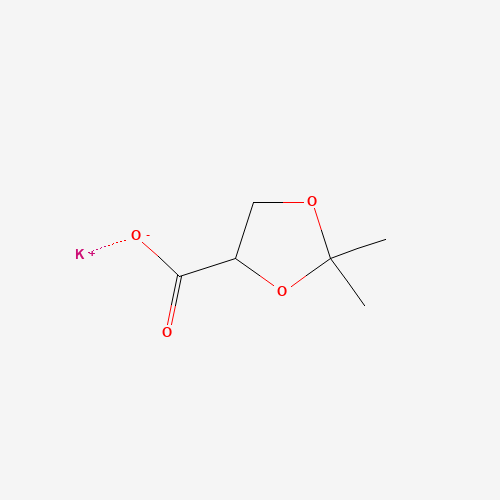 83400-91-3 potassium;2,2-dimethyl-1,3-dioxolane-4-carboxylate chemical structure