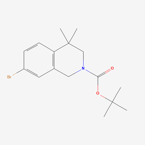 264602-76-8 tert-butyl 7-bromo-4,4-dimethyl-1,3-dihydroisoquinoline-2-carboxylate chemical structure