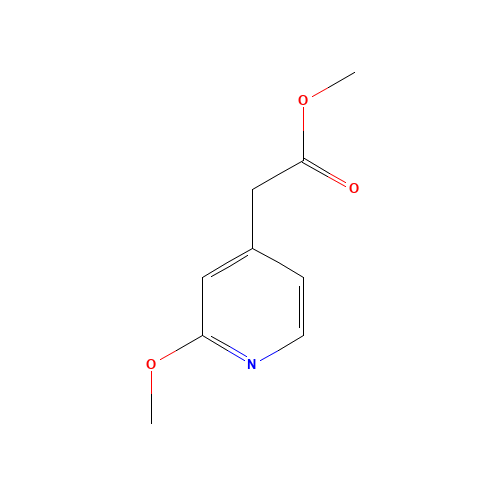 464152-37-2 methyl 2-(2-methoxypyridin-4-yl)acetate chemical structure