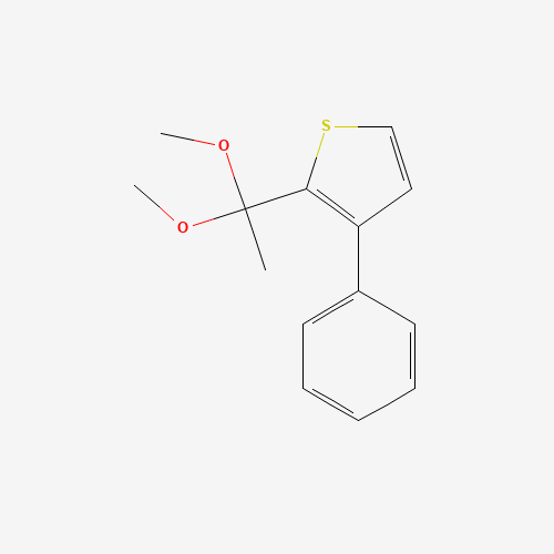 893442-04-1 2-(1,1-dimethoxyethyl)-3-phenylthiophene chemical structure