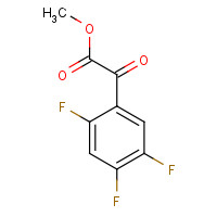 1402738-45-7 methyl 2-oxo-2-(2,4,5-trifluorophenyl)acetate chemical structure
